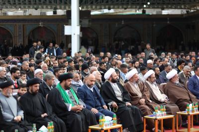المحفل أُقِيم في صحن مزار زيد الشهيد (عليه السلام) ختاماً للخطّة السنوية للعام 2022