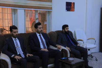 جانب من زيارة الوفد لمديريات التربية