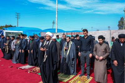 ضمن المشروع التبليغي اداء صلاة الجماعة 