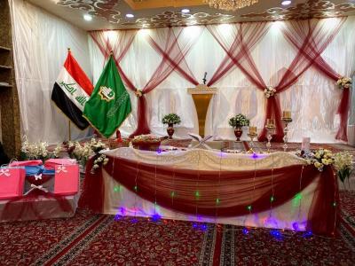 نشر مظاهر الزينة والفرح ابتهاجا بذكرى المبعث النبوي