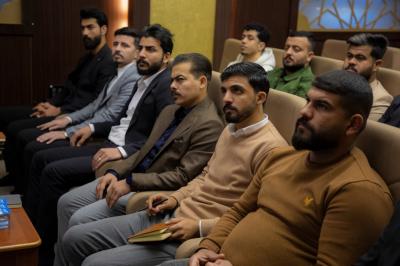 الورشة لعدد من المرشدين التربويين في جامعة العميد
