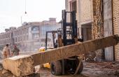 الانتهاء من الهيكل الكونكريتي لباب قبلة حرم أبي الفضل العباس(عليه السلام).. 