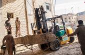 الانتهاء من الهيكل الكونكريتي لباب قبلة حرم أبي الفضل العباس(عليه السلام).. 