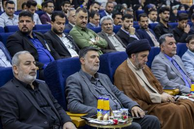 عضو مجلس ادارة العتبة العباسية المقدسة السيد جواد الحسناوي ومدير مكتب سماحة المتولي الشرعي للعتبة العباسية المقدسة الدكتور أفضل الشامي