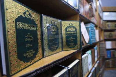 جانب من مشاركة قسم الشؤون الفكرية وقسم شؤون المعارف في مهرجان عين الحياة 