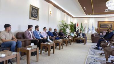 بحث أطر التعاون في المجالين العلمي والبحثي المشترك