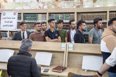 ضور من البرنامج الثقافي لوفدٍ أكاديمي من جامعة الموصل