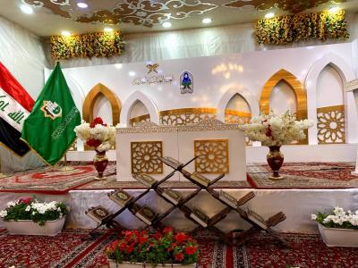 تقام الختمة في سرداب الإمام موسى الكاظم (عليه السلام) في العتبة العباسية