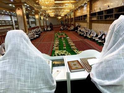 جانب من الختمة القرآنية الصباحية المرتّلة في العتبة المقدّسة