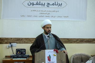 بمحافظة كركوك.. وفد المجمع العلمي يطلع على فعاليات برنامج (يبلغون) الرمضاني