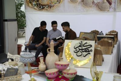 صور من  معرض الاعمال الفنية 