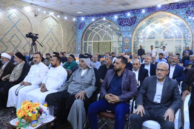 الحفل الاستذكاري للعلامة السيد علي شناوة وتوت جاء ضمن فعاليات المهرجان السنوي المركزي السادس عشر لولادة كريم أهل البيت الامام الحسن المجتبى (عليه السلام)
