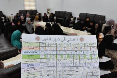 شعبة مدارس الكفيل الدينية النسوية تقيم مأدبة إفطار لعددٍ من الأسر المتعففة
