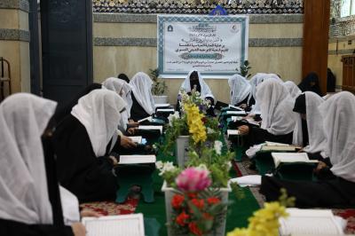 تقيم شعبة التوجيه الديني النسوي  37 محفلاً قرآنيّاً تستمرّ طيلة أيّام شهر رمضان المبارك، في مختلف مناطق كربلاء
