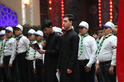 الطلبة يقدمون التعازي باستشهاد الامام علي عليه السلام