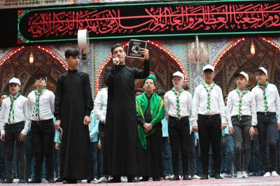 الطلبة يقدمون التعازي باستشهاد الامام علي عليه السلام