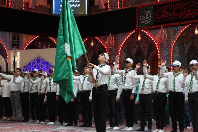 الطلبة يقدمون التعازي باستشهاد الامام علي عليه السلام