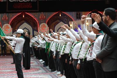 الطلبة يقدمون التعازي باستشهاد الامام علي عليه السلام