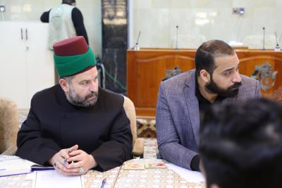 حضور معاوني رئيس قسم العلاقات العامة السيد حيدر جلوخان و رئيس قسم حفظ النظام
