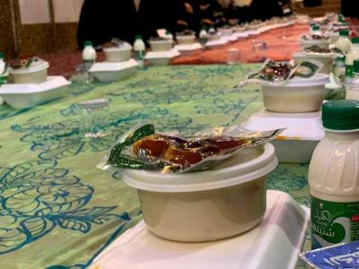 تضمن البرنامج  خلال شهر رمضان المبارك تقديم وجبات الافطار