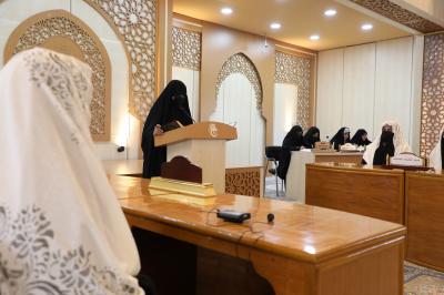 معهد القرآن الكريم النسوي ينظم المسابقة الفرقية لطالباته في النجف الأشرف