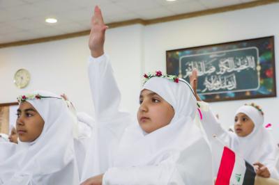 العتبةُ العبّاسية تطلق فعّاليات حفل التكليف الثاني لطالبات المدارس في كربلاء