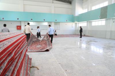 انتهاء الاستعدادات الخاصة بالحفل المركزي لتخرج طلبة الجامعات في مضيف العتبة العباسية