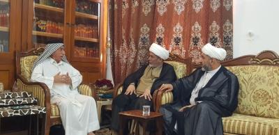 وفدُ قسم المعارف يزور مكتبة الشيخ فريق آل فرعون في النجف الأشرف