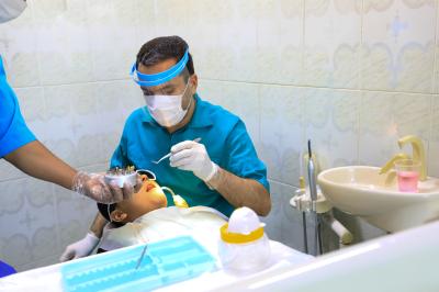 مركز ام البنين لوقاية الأسنان يستمر بتقديم خدماته المجانية للأطفال اليتامى