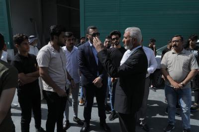 قسم العلاقات العامّة يُنظّم برنامجًا ثقافيًا لوفدٍ من بغداد