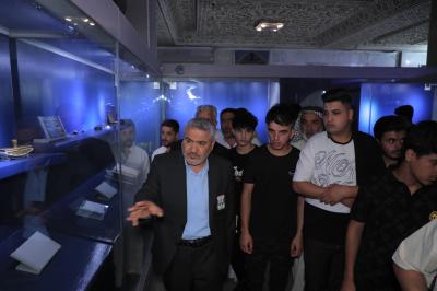 قسم العلاقات العامّة يُنظّم برنامجًا ثقافيًا لوفدٍ من بغداد