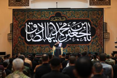 في نينوى.. العتبة العباسية تنظّم مجلساً عزائيّاً بذكرى شهادة الإمام الصادق (عليه السلام)