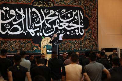 في نينوى.. العتبة العباسية تنظّم مجلساً عزائيّاً بذكرى شهادة الإمام الصادق (عليه السلام)