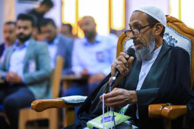 خلال الاجتماع بالملاكات.. رئيس المجمع العلمي يؤكد على الانسجام مع رؤية العتبة العباسية القرآنية