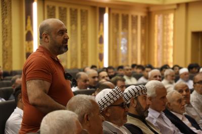 وفد من وجهاء محافظة كركوك يشيد بمشاريع العتبة العباسية بشتى المجالات