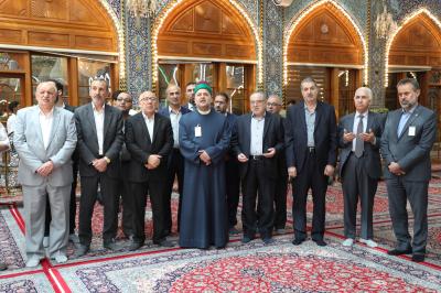 وفدٌ من أطبّاء ومهندسي النجف الأشرف يطّلع على مشاريع العتبة العبّاسية