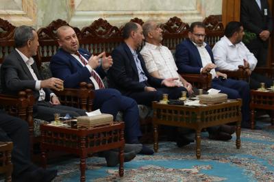 وفدٌ من أطبّاء ومهندسي النجف الأشرف يطّلع على مشاريع العتبة العبّاسية