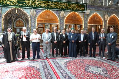 وفدٌ من أطبّاء ومهندسي النجف الأشرف يطّلع على مشاريع العتبة العبّاسية
