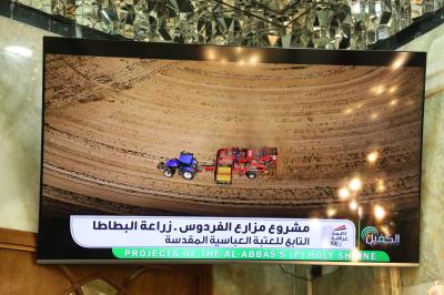 وفدٌ من أطبّاء ومهندسي النجف الأشرف يطّلع على مشاريع العتبة العبّاسية