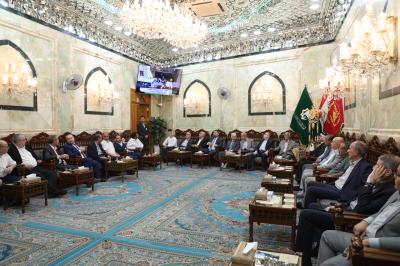 وفدٌ من أطبّاء ومهندسي النجف الأشرف يطّلع على مشاريع العتبة العبّاسية