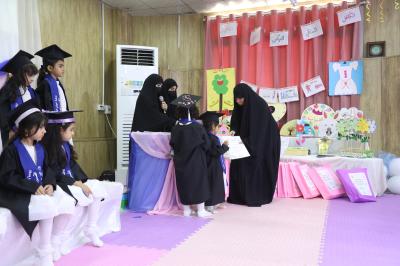 روضة أحباب الكفيل تحتفي بتخرج الدفعة الثامنة لتلميذاتها