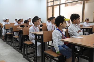 بالصور.. الدورات القرآنية الصيفية بيومها الأول تشهد حضوراً ملفتًا للأطفال