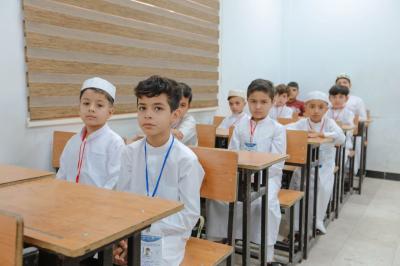 بالصور.. الدورات القرآنية الصيفية بيومها الأول تشهد حضوراً ملفتًا للأطفال