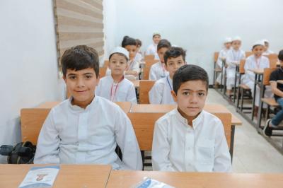 بالصور.. الدورات القرآنية الصيفية بيومها الأول تشهد حضوراً ملفتًا للأطفال