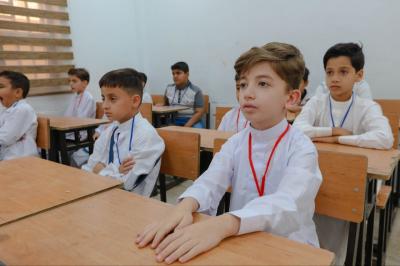 بالصور.. الدورات القرآنية الصيفية بيومها الأول تشهد حضوراً ملفتًا للأطفال