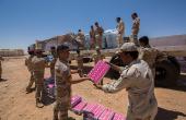 فرقة العباس(عليه السلام) القتالية تنفّذ واجبات استطلاعية على الحدود الغربية لمحافظة كربلاء المقدسة، والعتبة العباسية المقدسة تقدّم الدعم اللوجستي للقطعات العسكرية المنتشرة هناك.. (تقرير مصور)