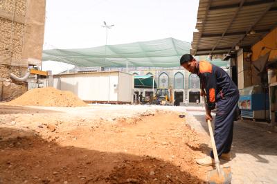 العتبة العباسية تباشر بإنشاء مفارز طبية قرب المرقد الطاهر لخدمة الزائرين
