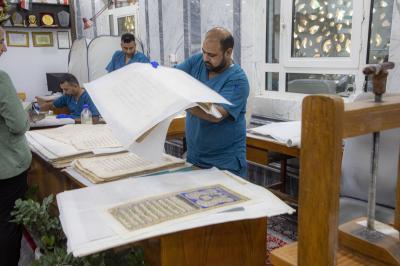 قسم الشؤون الفكرية ينظم برنامجًا لوفد من الجامعة التقنية في الموصل