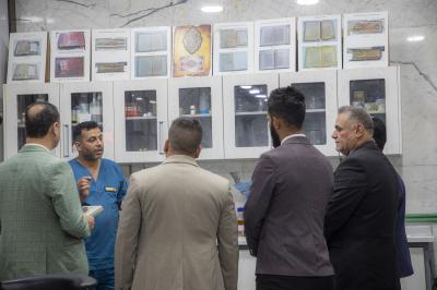 قسم الشؤون الفكرية ينظم برنامجًا لوفد من الجامعة التقنية في الموصل