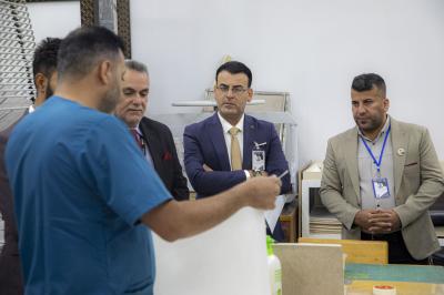 قسم الشؤون الفكرية ينظم برنامجًا لوفد من الجامعة التقنية في الموصل